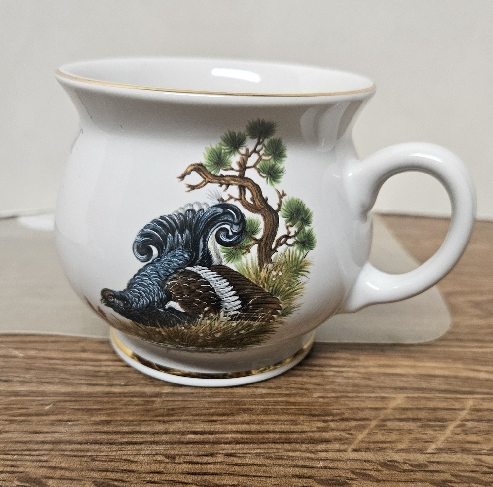 Vintage Crowson & Crowson Eisenach (German) Porcelain Hand-painted Mug